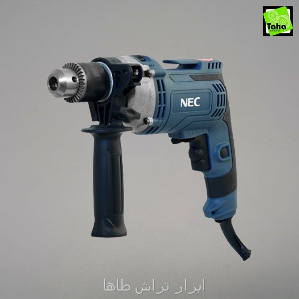 دریل710وات13م م نیم تنه فلزی چکشی NEC-6139