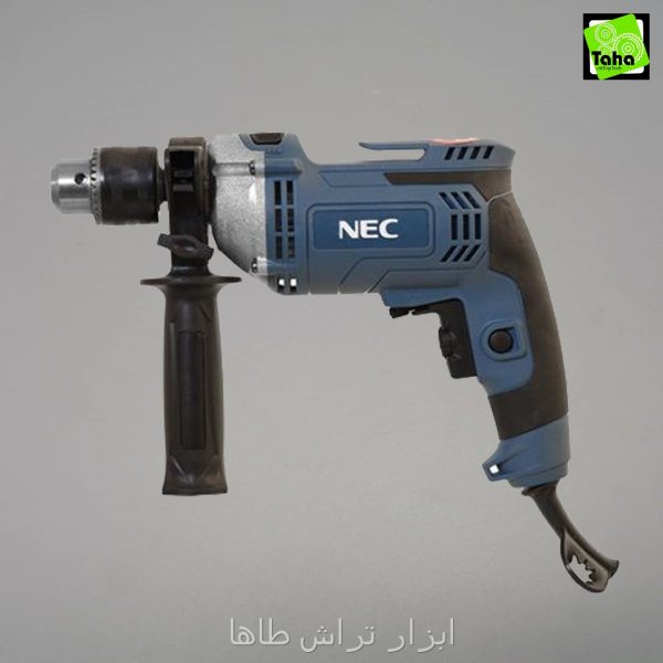 دریل710وات13م م نیم تنه فلزی چکشی NEC-6139